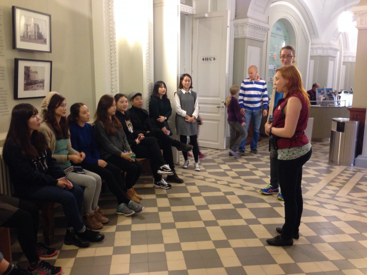 2014년도 핀란드 글로벌현장학습 파견자 자연사 박물관 방문