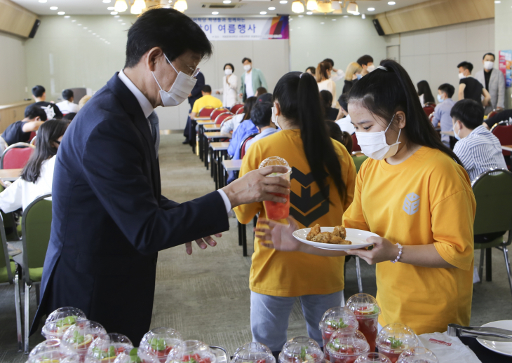 한국어학당,‘초복맞이 복달임 음식 나눔 행사’개최